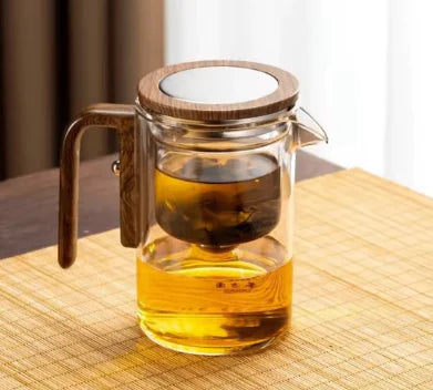 Full Glass Tea Infuser with Separate Brewing Cup